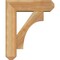 Ekena Millwork Westlake Craftsman Rough Sawn Bracket w/ Offset Brace, Western Red Cedar, 6"W x 18"D x 22"H BKT0604X18X22WTL04RWR - alternate 3